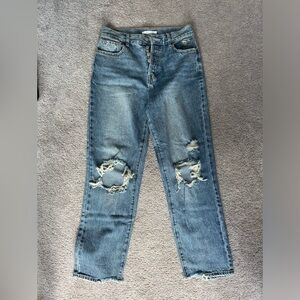 Pacsun high rise straight jeans